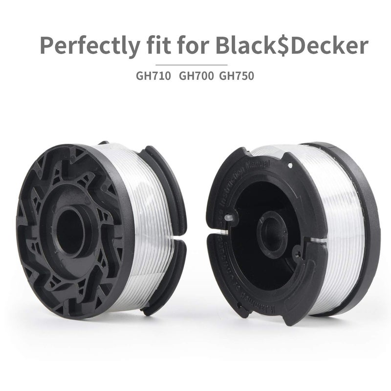 YDSL 4-Pack String Trimmer Replacement Spool for BLACK and DECKER AF-100 Autofeed Weed Eater Spool 30 Feet/0.065 Inches - Image 5